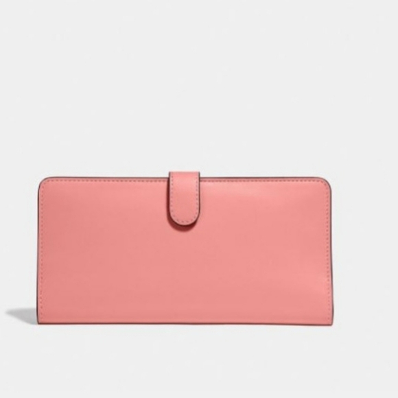 Coach Pink Taffy Leather Wallet - Picture 2 of 6